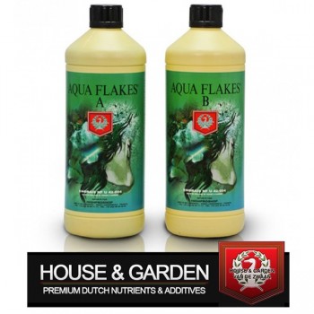 House & Garden  Aqua Flakes A+B 1L-A+B- growstore.fr
