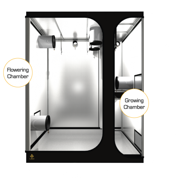 Station 2 en 1 LODGE L160 (160x120x205cm) Secret Jardin-Lodge- growstore.fr
