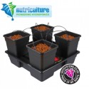 Wilma XLarge 4 pots 18 Litres Nutriculture-Systèmes Hydroponiques- growstore.fr
