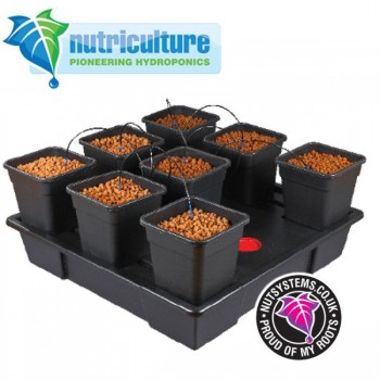 Wilma XXLarge 8 pots 18 Litres Nutriculture-Systèmes Hydroponiques- growstore.fr