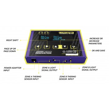 Control Digital PANEL (HID) LUMATEK - Panneau de contrôle-Programmateurs & Timers- growstore.fr