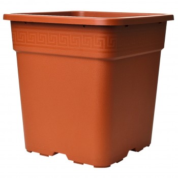 Pot carré Vega Terracotta 25L 33.5x33.5x33.5cm