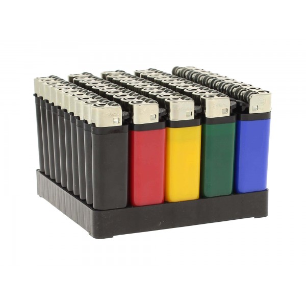 Lot de 50 briquets jaune - tarif réduit