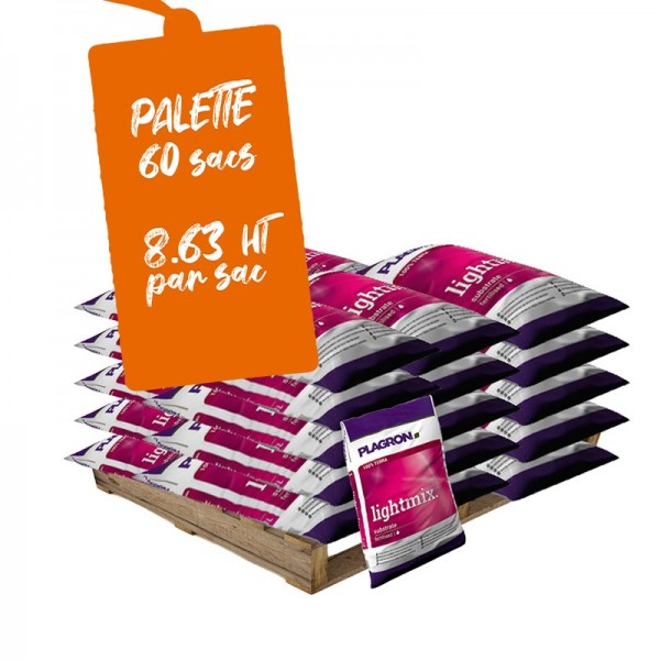 Palette - 60 sacs de terreau - Light Mix - 50L - PLAGRON Palette - 60 sacs de terreau - Light Mix - 50L - PLAGRON