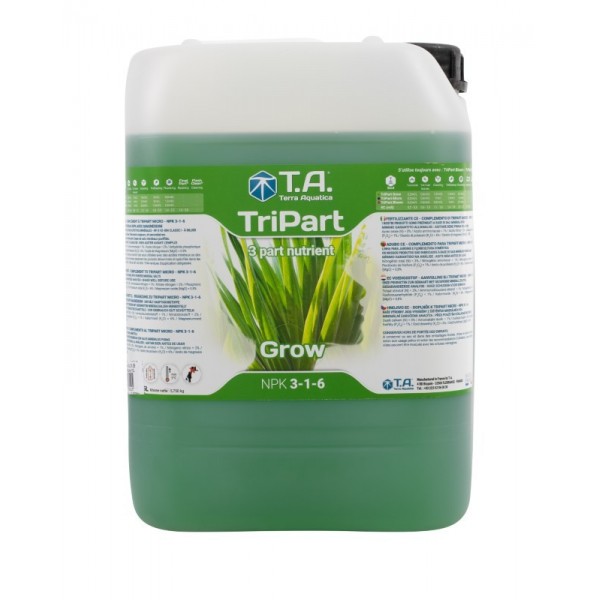 TriPart Grow® (Flora Series®) - TERRA AQUATICA  - 10L