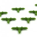 Floraflex - Raccord en T cannelé 1/4" x100 Micro irrigation