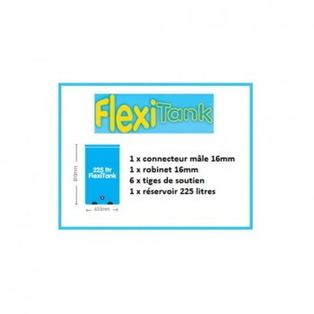 Système AutoPot 16 pots de 15L + Flexitank 225L – Irrigation gravitaire sans électricité - AUTOPOT