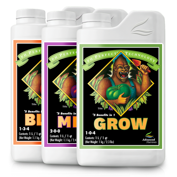 ph Perfect Grow / Micro / Bloom - ADVANCED NUTRIENTS - 500ml / 1L / 4L / 10L